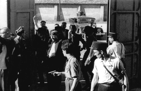 Liberation of France, arrest of collaborators