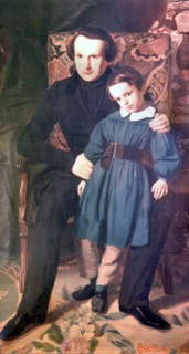 Victor Hugo et son fils. Musée Victor Hugo