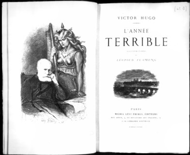 Edition 1873 de « l'Année terrible », de Victor Hugo.