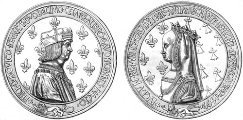 Medal representing Louis XII and Anne of Brittany