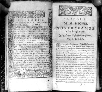 Prophéties de Nostradamus, édition de 1566