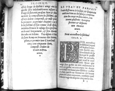 Treaty by Nostradamus on beauty (1555)