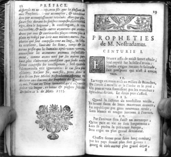 Prophéties de Nostradamus, édition de 1566