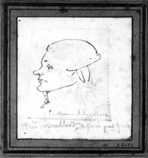 Robespierre dessiné par Gros
