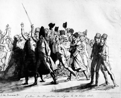 Manifestations populaires pour le  retour de l'île d'Elbe de Napoléon 1er