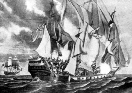 Bataille franco-britannique en mer