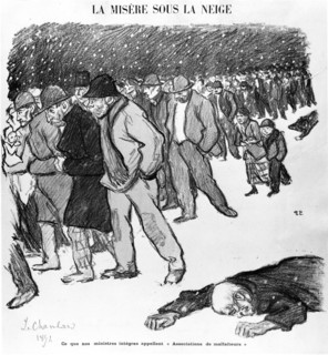 La misère sous la neige: la cohorte des pauvres
