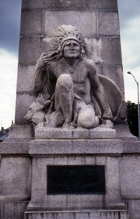 Monument dedicated to the colonisation of Samuel Champlain.