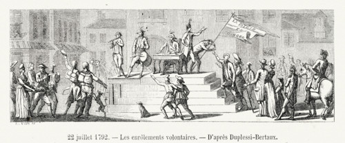Les enrôlements volontaires.