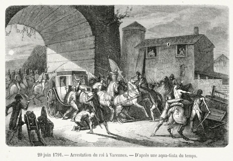 Arrestation du roi à Varennes.
