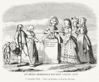 "Oh, bravo Mesdames, it's your turn now!"