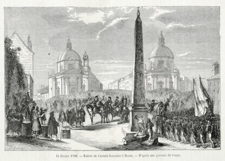 The Arrival of the French Army in Rome.