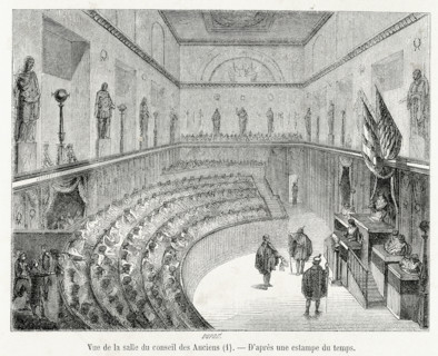 View of the Council of Elders' room.