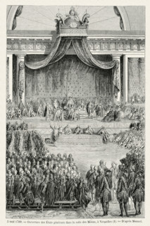 Ouverture des Etats généraux dans la salle des Menus, à Versailles.