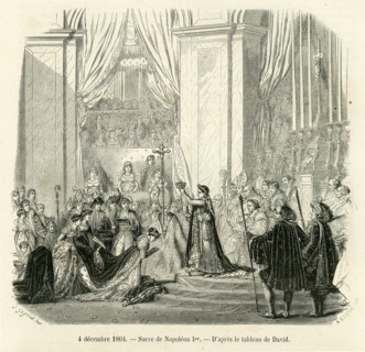 Sacre de Napoléon 1er.