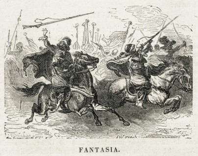 Fantasia. Chevaux. Maghreb. Algérie.