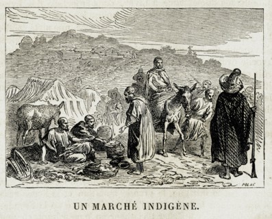 Maghreb. Algérie. Un marché indigène.