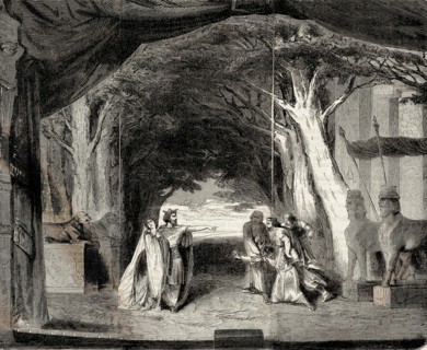 French Theatre (1864). Esther, act III, scene IV.