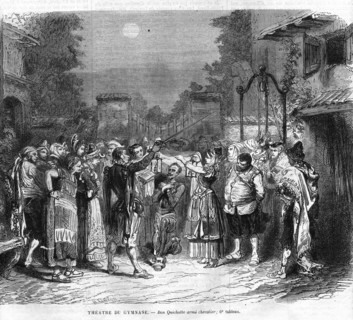 Scène de Don Quichotte.