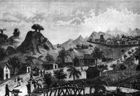 Aux approches de Kin-Yuen-Fou, ville préfectorale du Kouang-si.