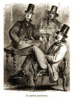 Caricature. La vie quotidienne des Anglais.