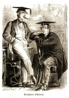 Caricature. La vie quotidienne des Anglais.