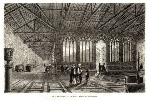 Italie. Le Campo-Santo à Pise (1864).