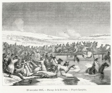 Crossing of the Beresina river