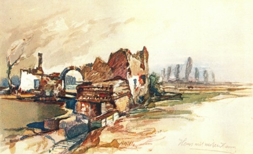 Hitler, Dessin d'un paysage