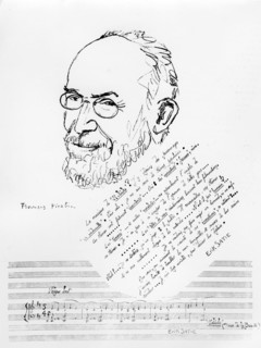 Erik Satie, par Picabia