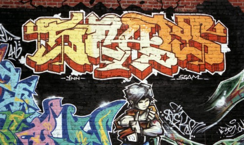 Montréal - Québec. Art populaire. Peintures de rue.