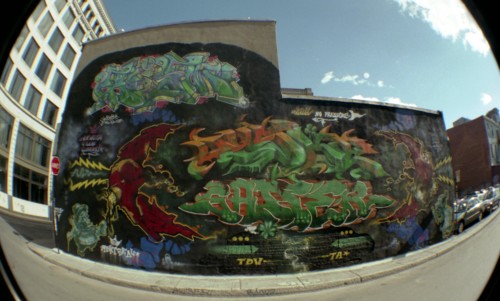 Montréal - Québec. Art populaire. Peintures de rue.