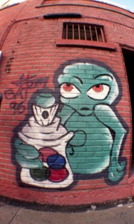 Montréal - Québec. Art populaire. Peintures de rue.