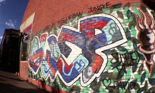 Montréal - Québec. Art populaire. Peintures de rue.
