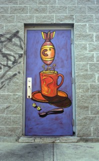 Montreal - Quebec. Popular Art. Street paintings.