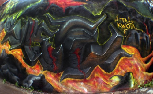 Montreal - Quebec. Popular Art. Street paintings.
