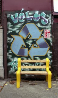 Montreal - Quebec. Popular Art. Street paintings.