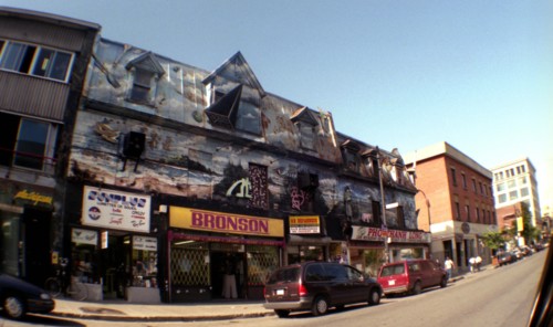 Montreal - Quebec. Popular Art. Street paintings.