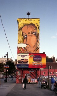 Montreal - Quebec. Popular Art. Street paintings.