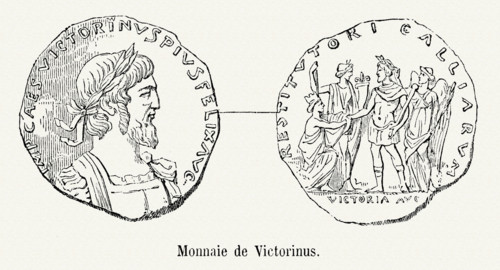 Monnaie frappée sous le règne de Victorin