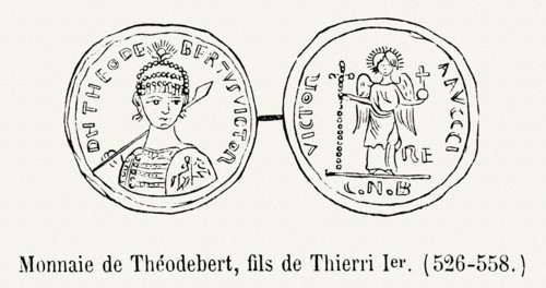 Monnaie à l'effigie de Thibert Ier