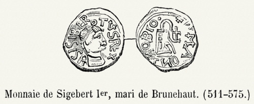 Monnaie frappée sous le règne de Sigebert Ier
