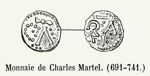 Money of Charles Martel (691-741).