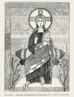 Copy of the Gospels of Charlemagne.
