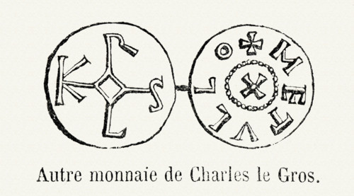 Coin of Charles the Fat.