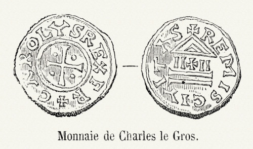 Coin of Charles the Fat.