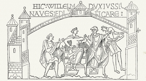Fragments de la tapisserie de Bayeux.