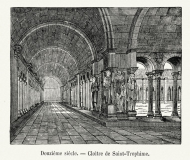 Cloître de Saint-Trophime.