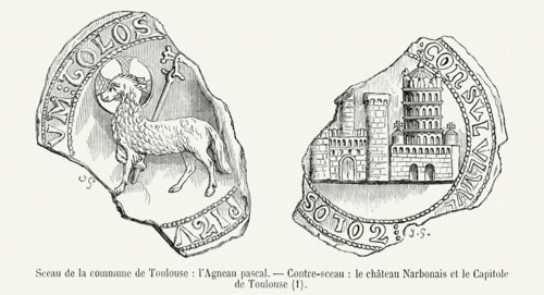 Seal for the commune of Toulouse.