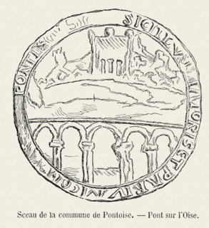 Sceau de la commune de Pontoise.